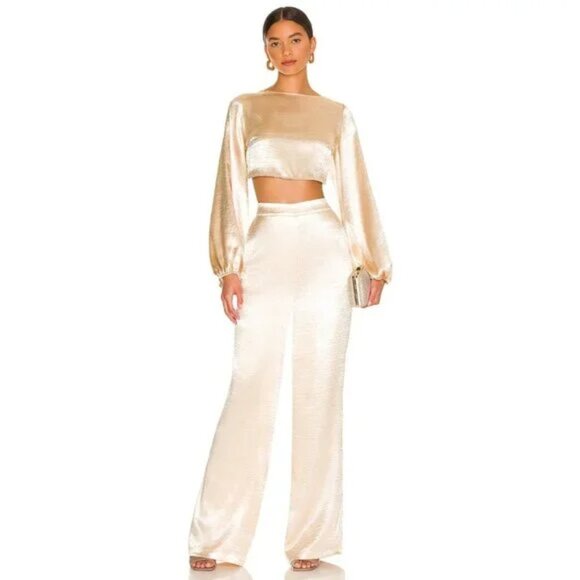 Lovers and Friends Britt Pant in Champagne - Picture 4 of 4